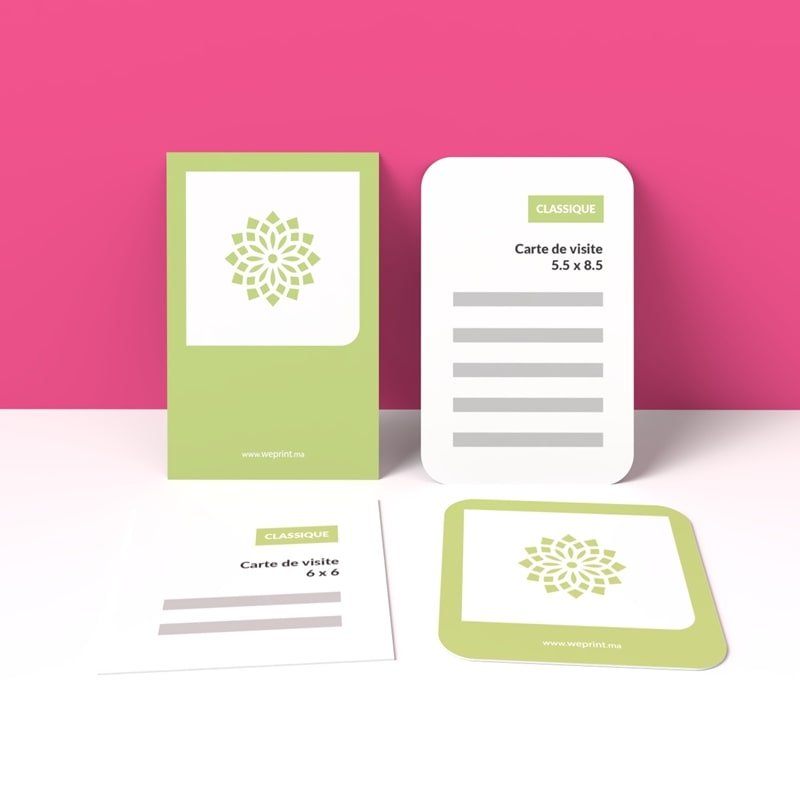 Cartes de Visite Classiques