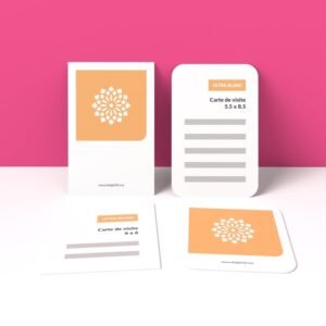 Cartes de Visite Ultra Blanches