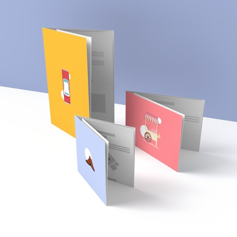 Dépliants 2 Plis Croisés