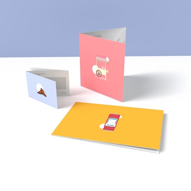 Dépliants 2 Plis Roulés