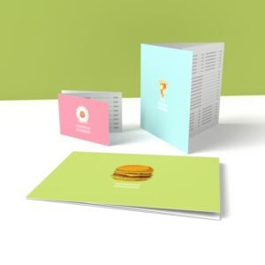 Menus Dépliant 2 Plis