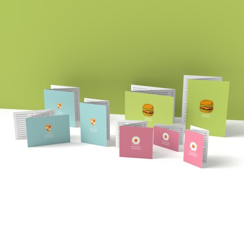 Menus Dépliant 2 Plis - Image 2